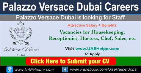 palazzo versace careers|versace careers.